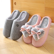 Load image into Gallery viewer, New style cotton slippers in winter indoor loving couple cotton slippers ribbed floor anti-skid wear-resistant thick sole