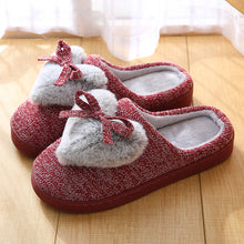 Load image into Gallery viewer, New style cotton slippers in winter indoor loving couple cotton slippers ribbed floor anti-skid wear-resistant thick sole