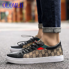 Load image into Gallery viewer, OLOMLB Men Vulcanize Shoes Fashion Classic Casual Shoes Men Comfortable Flats Male Lightweight Breathable Couple Shoes Size36~44